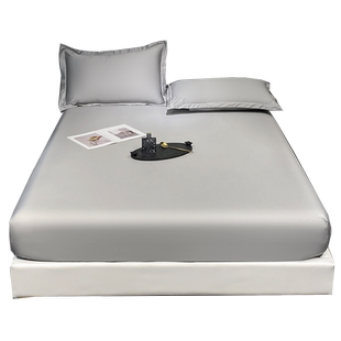 100支贡缎纯棉床笠罩单件全棉200x200cm席梦思床垫保护套可定制