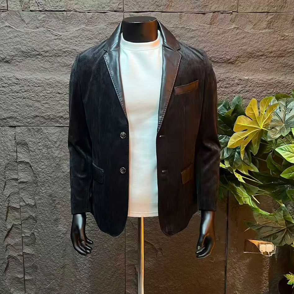 【现货】23229春季新品时尚百搭夹克男士休闲西服外套高品质拼接,男装,西服,淘宝优惠券,粉丝福利购,淘宝优惠卷