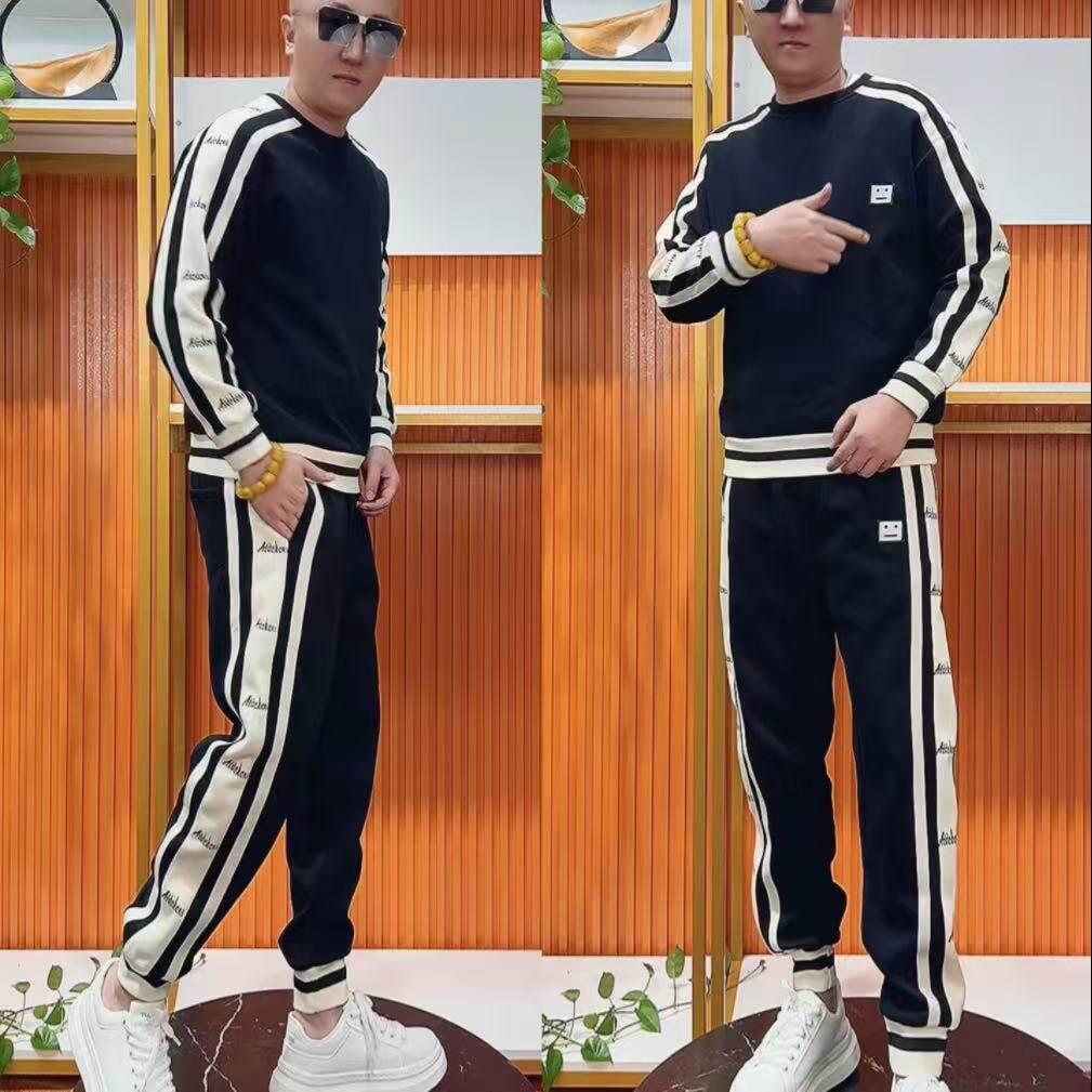 【现货】307秋季男士新款时尚套装百搭小脚运动裤舒适卫衣两件套