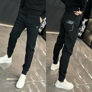 男士 潮流帅气运动卫裤 加绒休闲裤 束脚裤 百搭修身 CH1122冬季