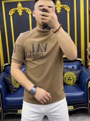 男士轻奢短袖T恤衫半袖