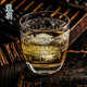 简约日式 水晶Old fashion圆冰球杯创意鸡尾酒杯刻花威士忌ROCK杯