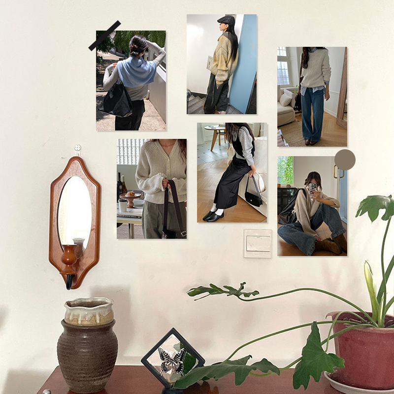 [毛衣look]韩风ins穿搭女装服装店墙贴挂画氛围拍照装饰画芯海报
