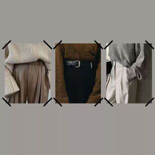 细节美感 设计师服装店秋冬穿搭拍照道具 氛围感装饰画芯