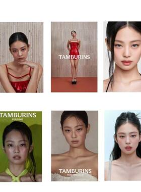 jennie韩国明星时尚潮流人物海报女装店摄影工作室咖啡店拍照道具