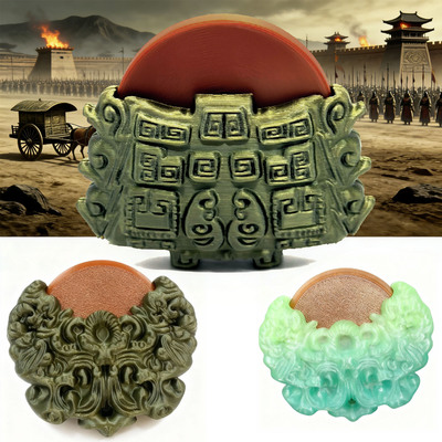 时光机信号接收器玉牌可旋转摆件