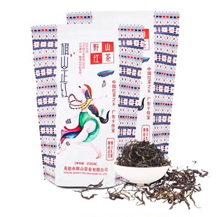 新英德红茶旗山正红野山红茶野茶袋装200g工夫茶甜香花香清香甘醇