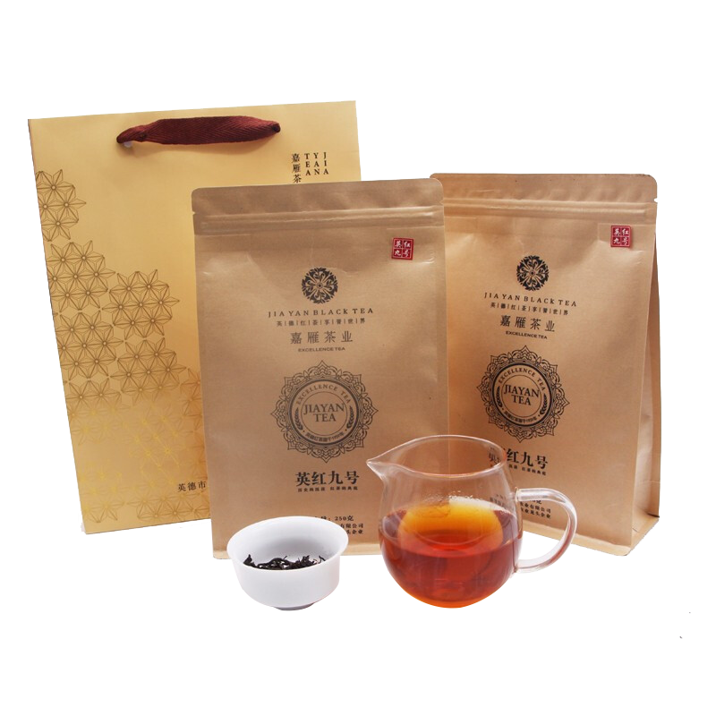 嘉雁国雁英红九号250g手信礼袋装英德特产红茶浓香型耐泡春茶秋茶