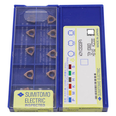 日本住友U钻刀片 WCMX030208FN 040208 WCMT050308 06T308 ACZ330