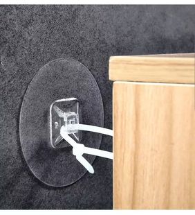 儿童家具安全锁柜子防倾倒鞋柜衣柜书架防倒神器免打孔连接固定器