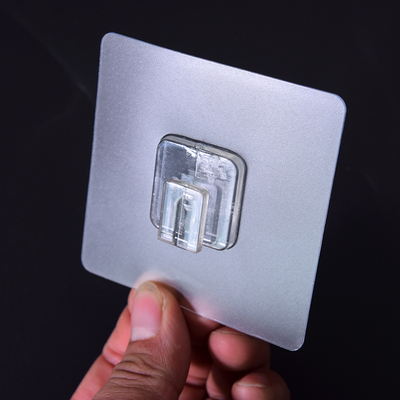 粘钩透明贴片卡扣牙刷架免打孔