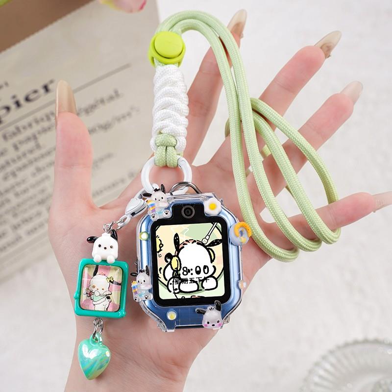 适用华为SIM-AL00儿童手表5表带5X/5pro挂脖子套4X保护壳3Pro吊绳