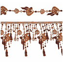 品质焦糖咖啡色草莓蝴蝶结流苏花边辅料手工DIY装 饰材料刺绣花边