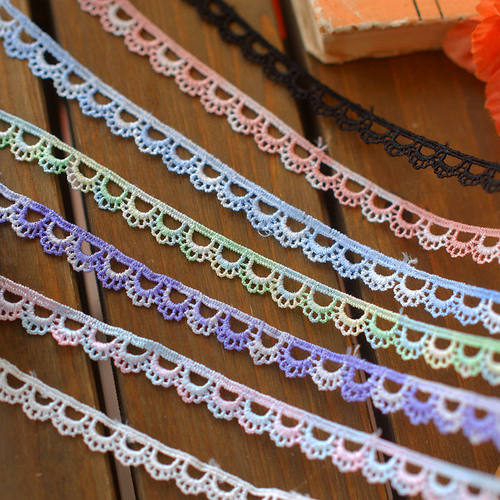 彩色水溶蕾丝小花边手工diy