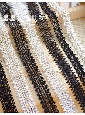 水溶刺绣蕾丝花边 DIY手工项链材料衣服装饰辅料 lace trim
