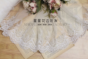 diy服饰家居布艺装 服装 饰材料辅料lace 出口蕾丝单边刺绣布料 欧式