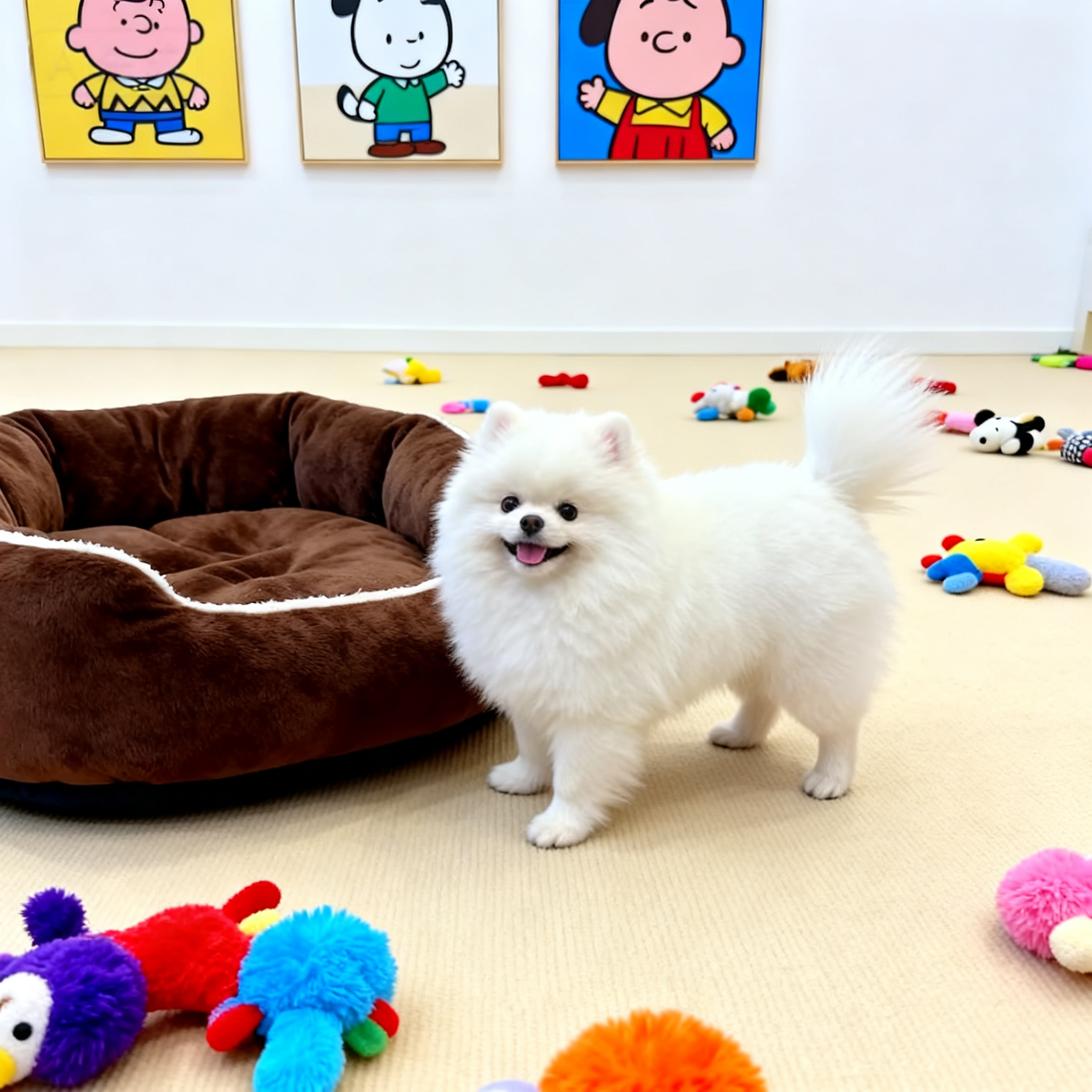 博美幼犬家养超萌小迷你犬茶杯犬