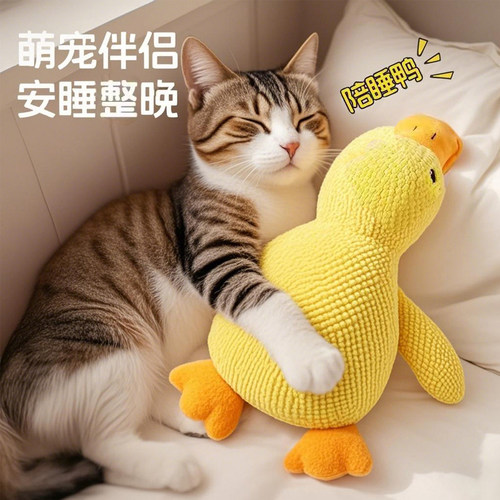猫玩具响纸薄荷鸭猫自嗨解闷神器