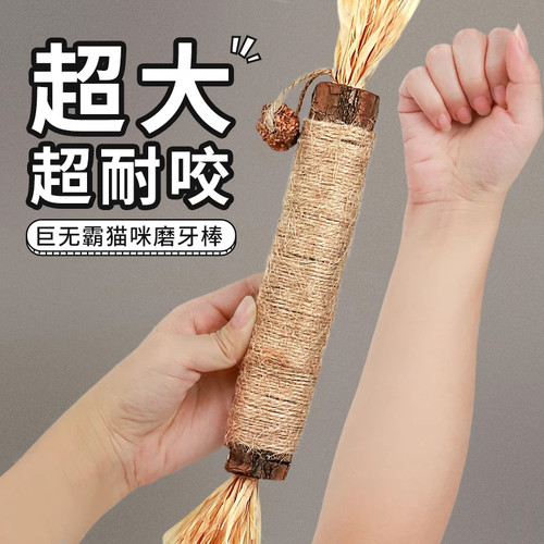 巨无霸！猫咪木天蓼磨牙棒