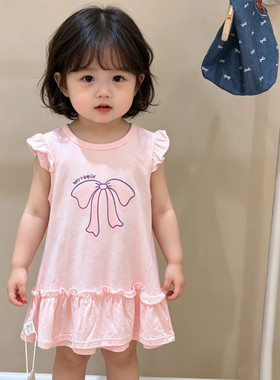 旺贝特女童莫代尔天丝凉感连衣裙