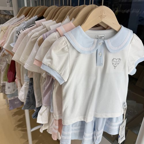 旺贝特女童夏季透气两件套