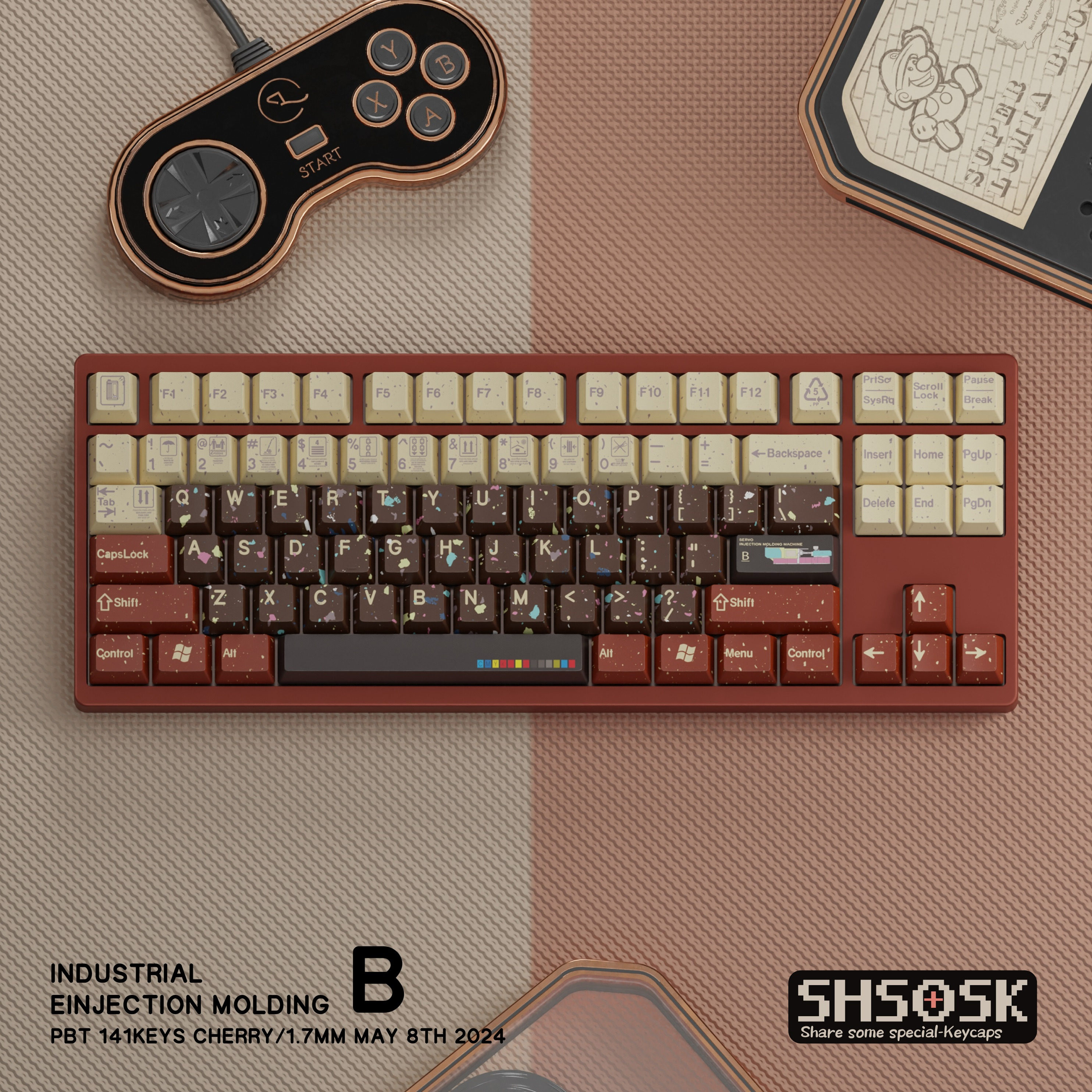 五面热升华键帽客制化WOOTING