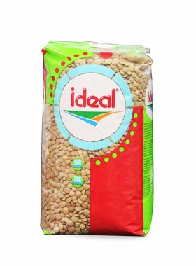 意得土耳其绿扁豆1KG袋装连度豆Ideal Green Lentils 进口粗杂粮