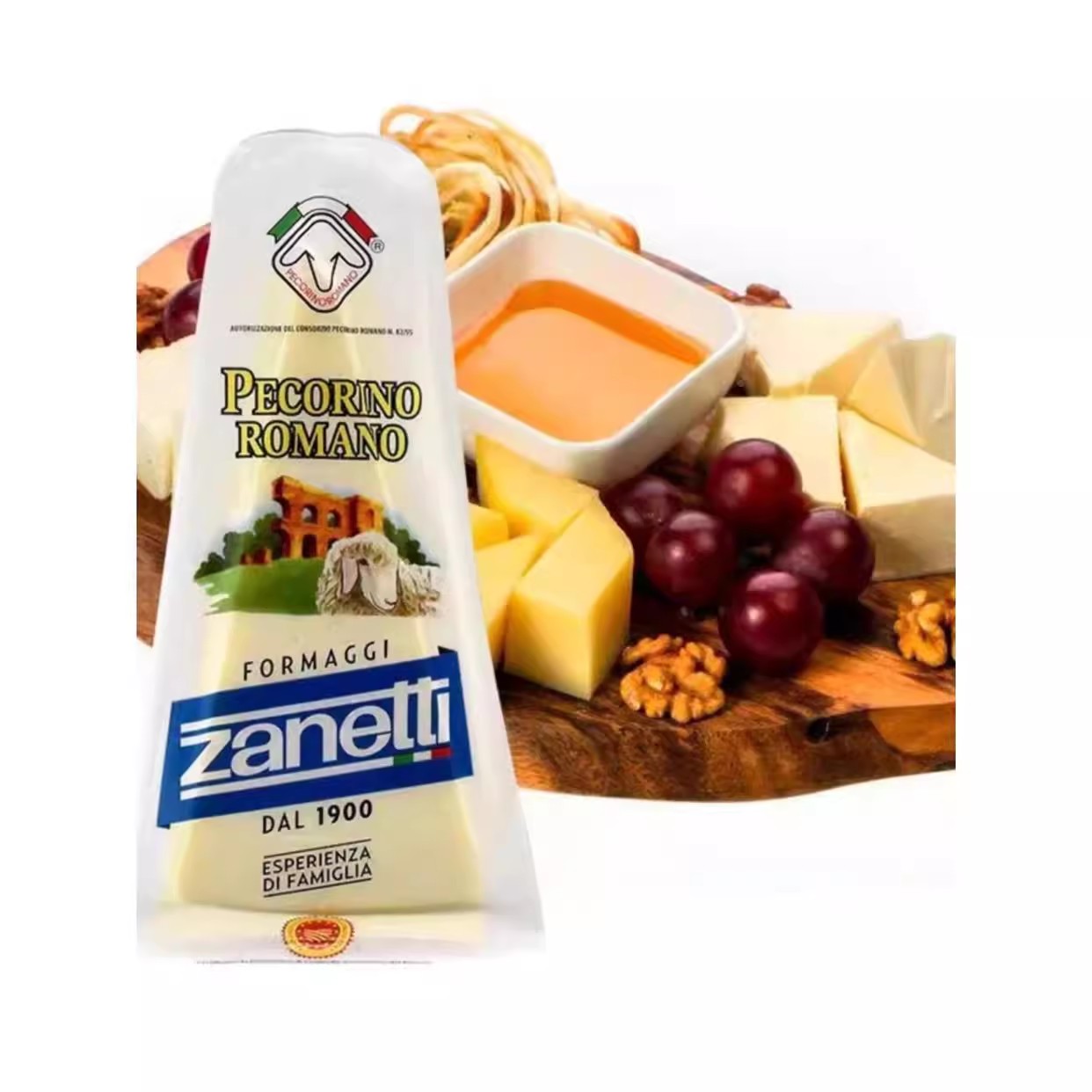 Zanetti辛尼迪博雅连奴羊奶酪芝士200g 意大利PECORINO ROMANO