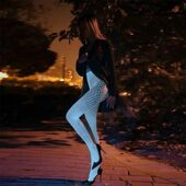 hollowed pantyhose性感镂空夜光网裤 out mesh 袜 luminous Sexy