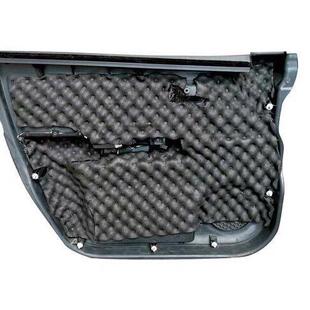 汽车自粘隔音棉吸音波浪棉 全车地板内衬叶子板车门材料降噪通用