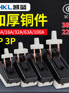 HK2开启式陶瓷闸刀家用220V32A过载保护刀闸两相电老式开关63A