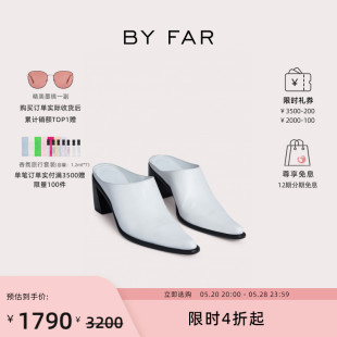 鞋 高跟鞋 Nef牛皮革高跟穆勒鞋 时装 FAR 女鞋