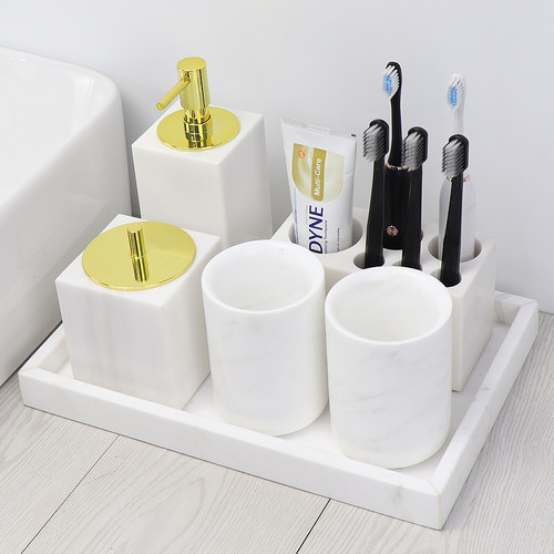 大理石卫浴洗手台洗漱北欧风摆件