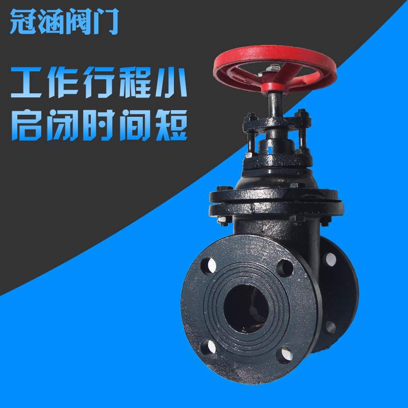 高端铸t5铁暗杆法兰闸阀r 排污消防自来铜阀门泵水芯阀门dn65 奢