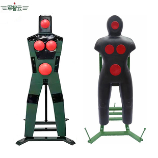 大纲款刺杀人形靶拼刺训练靶突刺劈砍假人靶带机械臂替换刺点靶芯