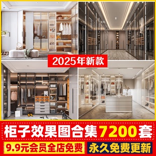 柜子装修设计效果图片衣柜衣帽间全屋定制图库酒柜鞋柜橱柜CAD图