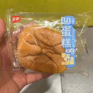 新日期顶丰凹蛋糕500g原味代餐早餐小吃充饥解馋孕妇儿童休闲零
