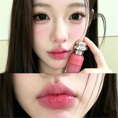 橄榄皮天菜！韩系玫粉水光镜面唇釉保湿滋润唇彩学生百搭嫩妹口红