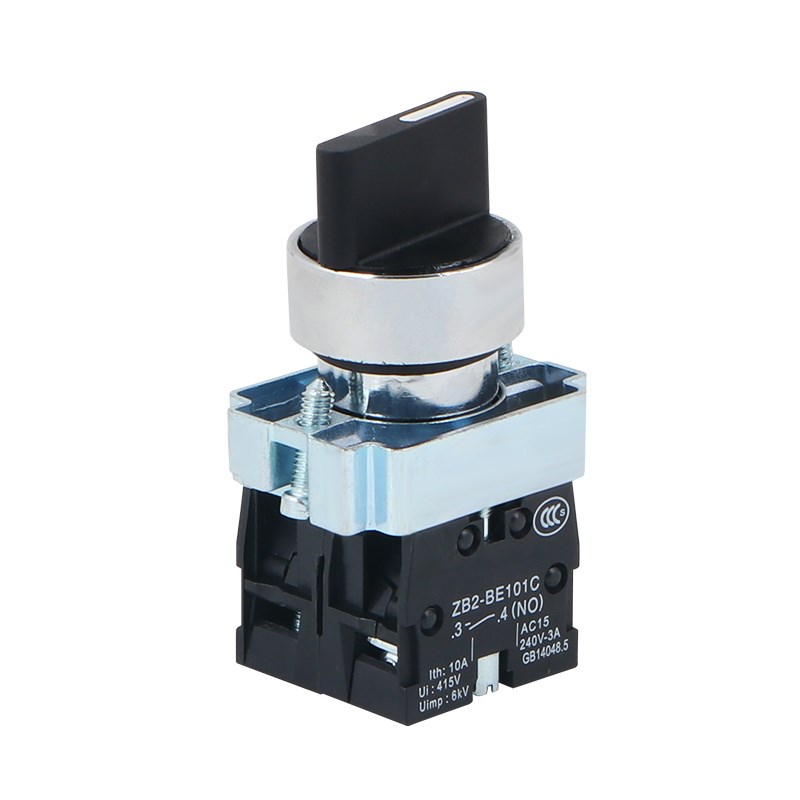 XB2-BD21手动BD33锁定旋钮开关NP2-BD41自动复位选择按钮BD51两档