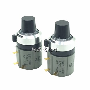 进口BI多圈线绕电位器7276 7286 R1K2K5K10K配套原装2696刻度旋钮
