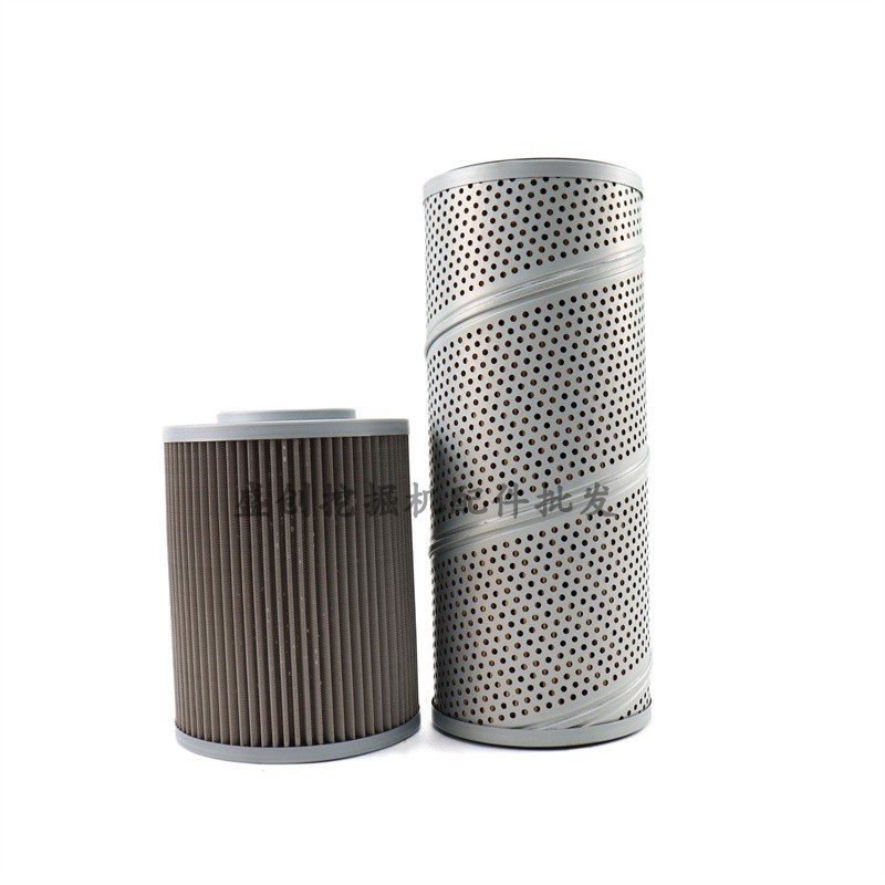 挖掘机现代R55-7 60VS 75 80G液压回油滤芯进油先导保养过滤配件