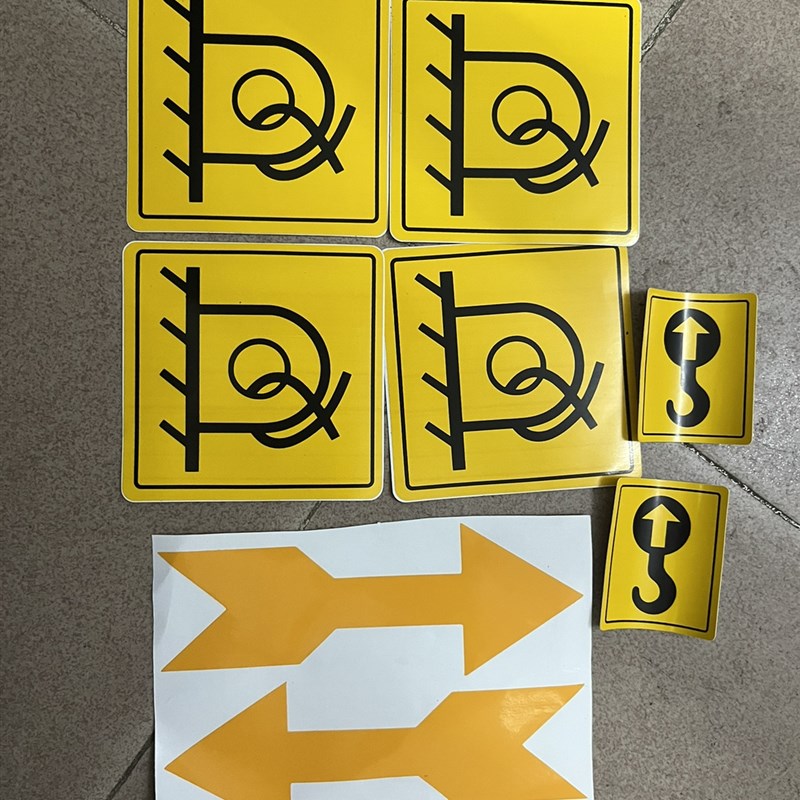 挖掘机贴纸三一SY55 60 65 135 215驾驶室玻璃贴纸危险警告标志贴