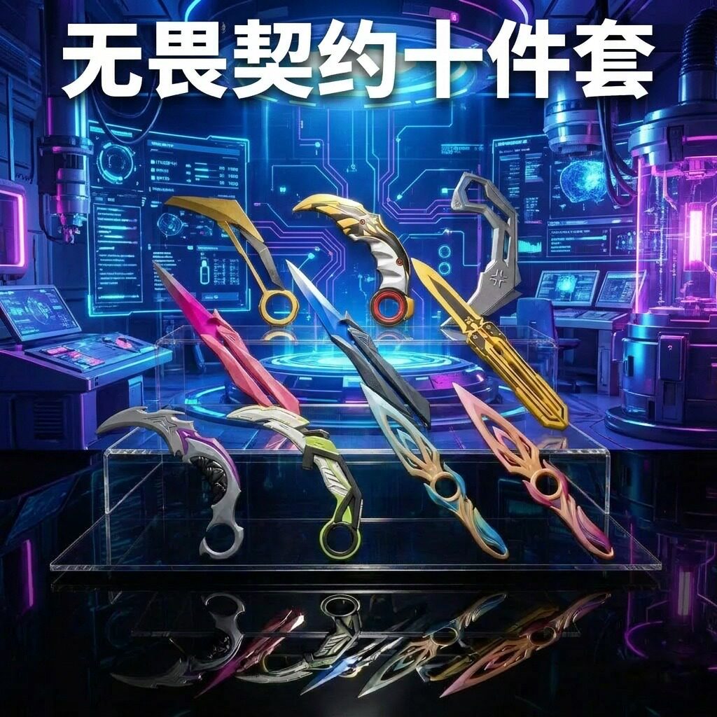 落英飞旋周边游戏无畏契约冠军武器模型炫酷玩具模型周边男孩礼物