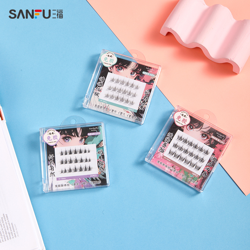 秀色物语龙系免胶便携单簇式假睫毛 485062