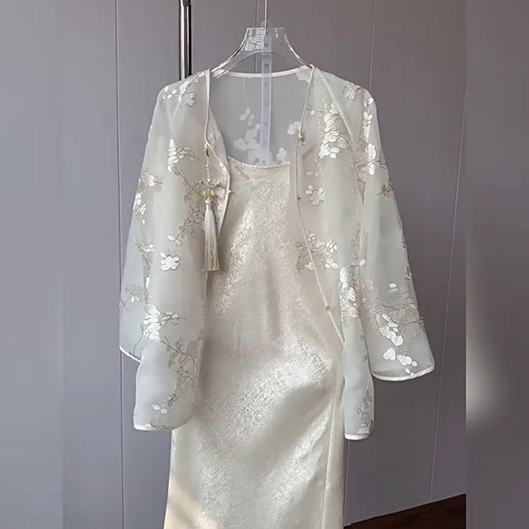 高级感超火穿搭套装旗袍连衣裙