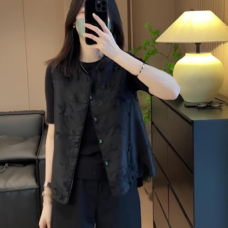 新中式国风马甲女款2025新款春秋