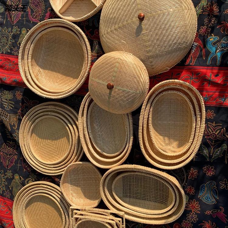 越南手工竹制品 竹编水果篮 鸡蛋蔬菜零收纳筐 厨房沥水篮 竹篮子|ruв категории упаковка, 竹包装, 竹编织包装 - от Buy2taobao.com для оказания профессиональной услуги покупки агента Taobao