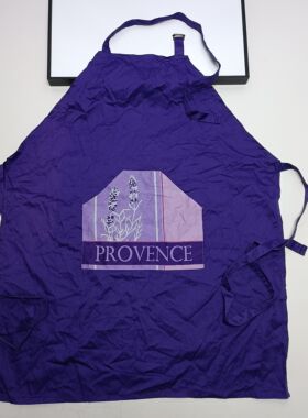 瑕疵污渍染色不均匀紫色铁圈调节围裙罩衣清洁工作服满20元包邮