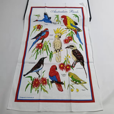 [挂布]tea towel茶巾纯棉Australian Birds 澳洲鸟类