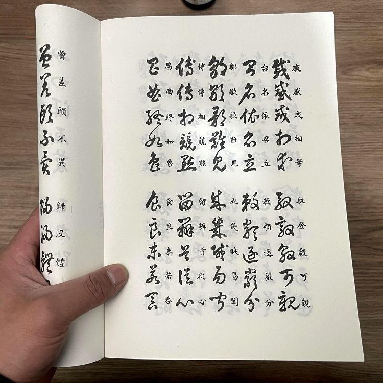 王羲之草书至宝草书楷书对比毛笔书法字帖成人练字帖碑帖鉴赏